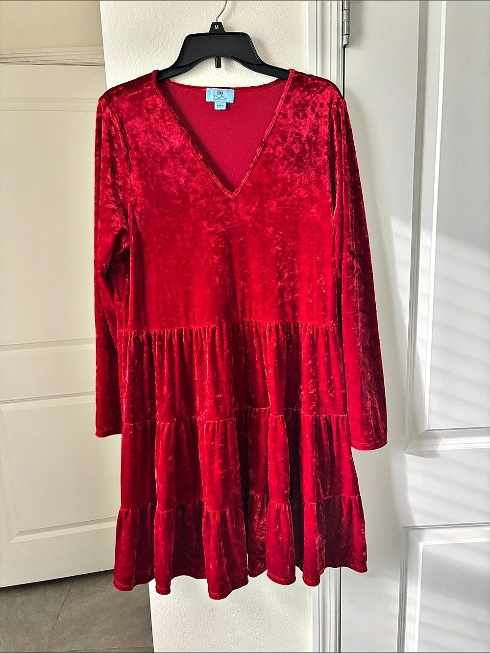 CeCe and Red Velvet Midi Dress